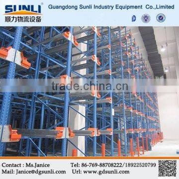 CE High Density Radio Shuttle Rack Systems Goods Shelf