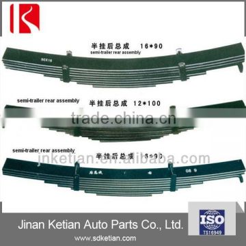 High quality truck trailer semi trailer leaf spring leaf spring for semi trailer suspension