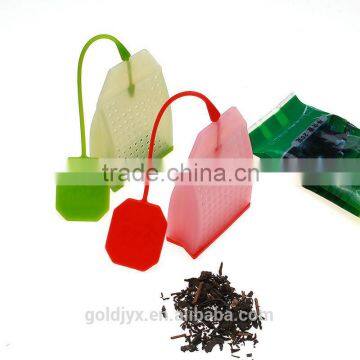 custom design food grade silicone tea bag holder