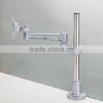 360 degree flexible gas spring folding lcd monitor arm / bracket monitor arm with height pole from factory