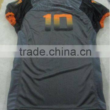 100 % Polyester Embrioder Tackle Twill Football Uniforms