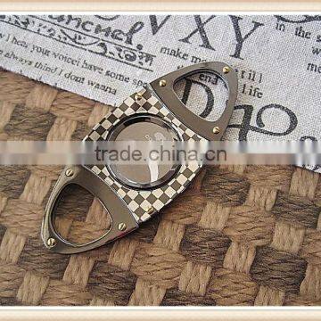 Stainless steel cigar cutter, cigar scissors,