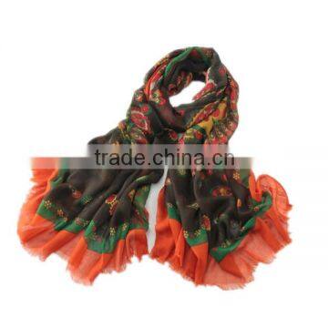 100% polyester scarf for lady fashion street style