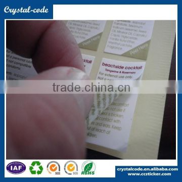 Specification double layer double side adhesive sticker