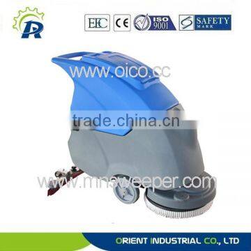 high efficient hand push battery use floor scrubber with Germany technology imported