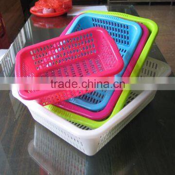 PE Plastic Sieve/PE sieve/strong/ rectangle sieve/kitchen sieve /fruit sieve