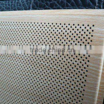 Perforated metal acoustic panels