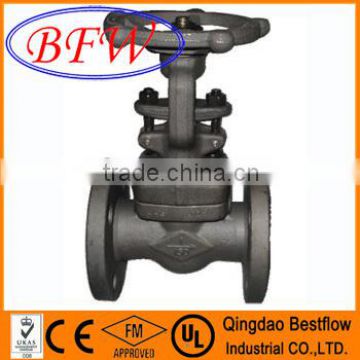 API Forge carbon steel flange gate valve class 150/300/600