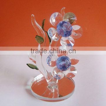 Nice Crystal Glass Flower For Gifts & Home Decoration ZW-M005