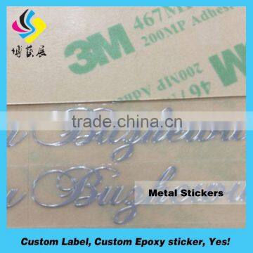 Cutom Transparent Long Strip Size Labels With Grey Printing,Custom Transparent Label Printing,Self Adhesive Clear Stickers