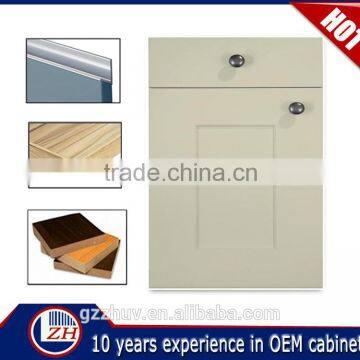 Wholesale laminate round corner pvc kitchen cabinet door