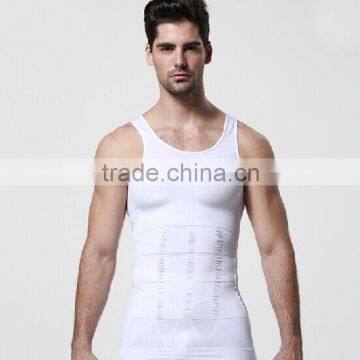 Useful 2014 New Hot Mens Slimming Body Shaper Bellly Buster Underwear Vest Compression S M L XL XXL