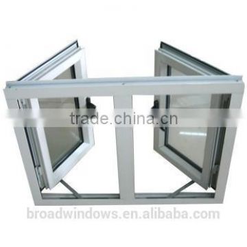 Small outswing PVDF spray coating aluminum temper glass windows