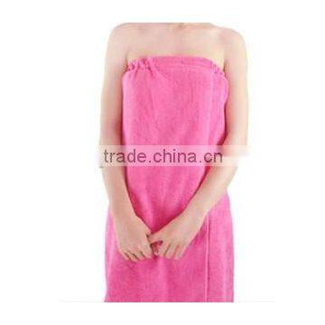 Cotton Towel Wrap Dress Sexy Women Bath Dress