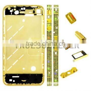 For Apple iphone 4 midplate with colorful diamond