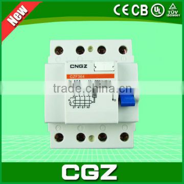 CGZ factory OEM high-quality GZF364(DPNL) electrical leakage circuit breaker GZF362 10A20A32A40A63A