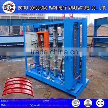 crimp curved sheet roll forming machine/arched roof panel curving machine