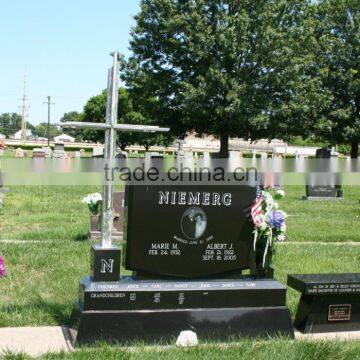 Customized Polished China Black Granite Monument photo-4