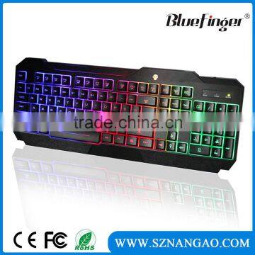 Fancy Lovely USB wired rainbow backlit gaming keyboard as Christmas gift