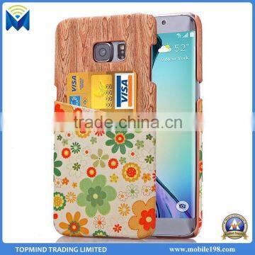 High Quality PU Leather Back Cover Case for Samsung Galaxy S6 Edge Plus photo-4