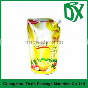 flexible printing and lamination packaging pouches with pour spout