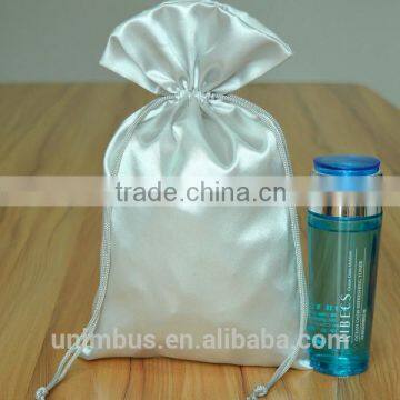 fancy custom satin drawstring cloth pouch bag