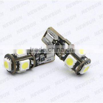 Canbus T10 5smd 5050 LED Car Light Canbus W5W 194 5050 SMD Error Free Light Bulbs photo-2