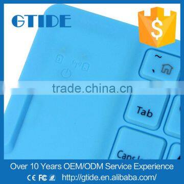 Tablet PC Smartphone Silicone Case Keyboard With Bluetooth and Collapsible photo-5