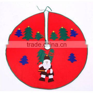 Latest Arrival excellent quality custom cloth letters Christmas tree skirt wholesale