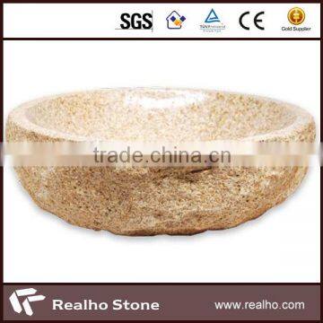 indoor and outdoor use simple design rustic stone sink