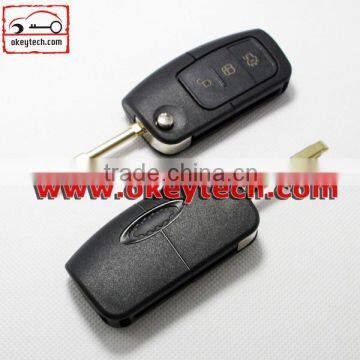Okeytech ford key cover Ford Mondeo 3 buttons remote key shell for ford mondeo remote key