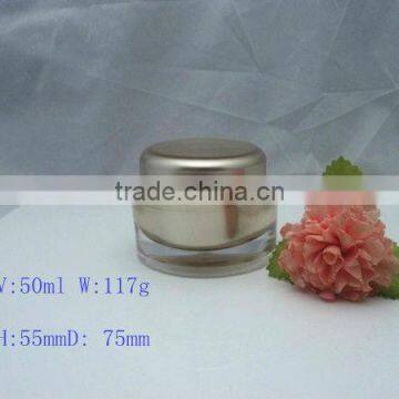 manufacture golden skin care cream packing bottle