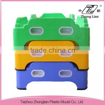 Sleeping Cheap Plastic School Children Bed Stackable Kindergarten photo-6