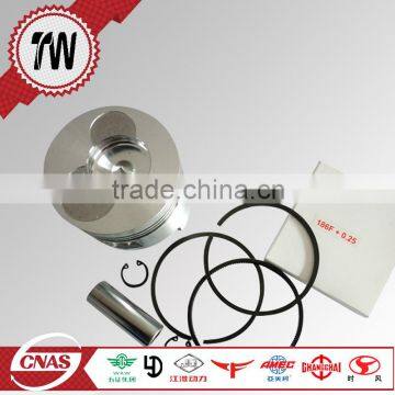 178F diesel engine spare parts of piston,piston pin,piston ring and circlip