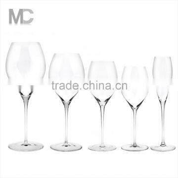 Crystal Wine Set, Drinking Glass Goblet, Clear Wine Glass