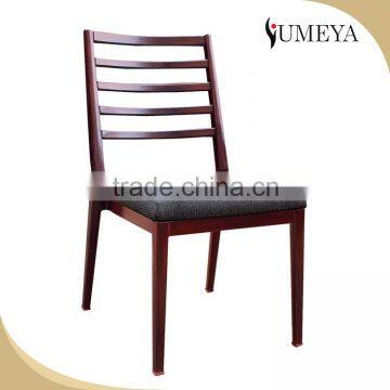 Hot sale timber look aluminium restaurant chair for sale