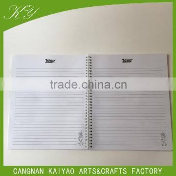 Custom pp Cover Bluk Spiral Notebook for Promotion