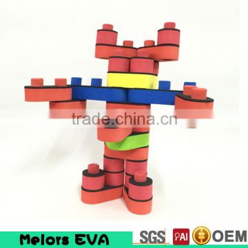 new style Kids large EVA foam robot toys plastic building blocks toy