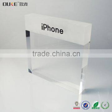 High Quality Clear Acrylic Iphone Display Block Wholesale