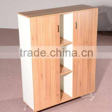 HC-M027 simple office wooden file cabinet with 2 door