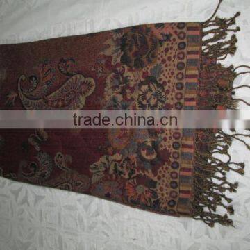 PURE WOOL JAMAWAR STOLE FINE ( BEST BUYING FOR INDIAN WOOL )