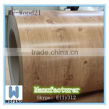 superior quality Wooden design VCM coated steel for door and furniture panel