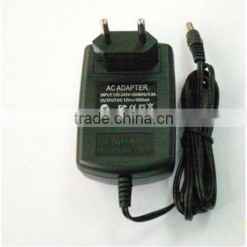 DC 12V 2A 24W Wall-Mount Power Supply Adapter for CCTV Security camera European Type