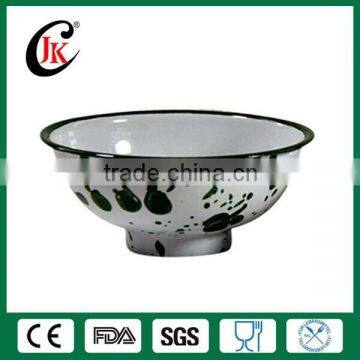 Wholesale customized logo printing camping enamel bowl