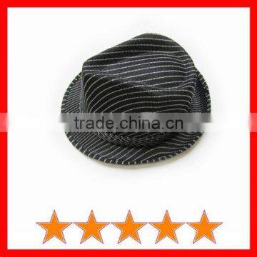 Cheap striped fedora hat