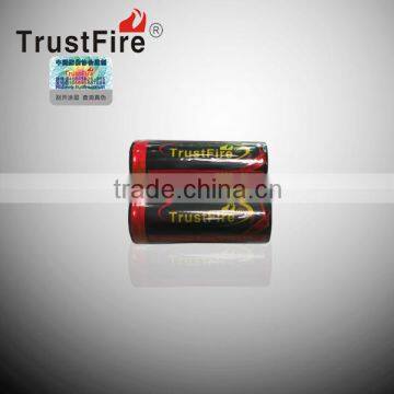 2013 Trustfire hight capacity trustfire 26650 battery rechargeable 5000mah 3.7V rechargeable battery with pcb pin