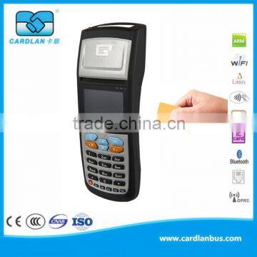 mobile handheld pos terminal with nfc reader and thermal printer