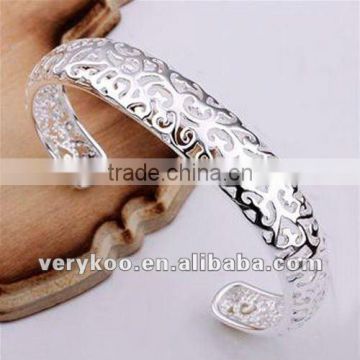 Hot sales Fashion Silver Plated Bangles Jewellery FCA-15083