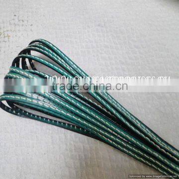 Real Nappa Leather Cords -Mignon 5 mm Turquoise