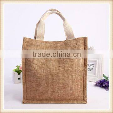 Factory Directly With High Quality Printed Jute Shopping Bags photo-2